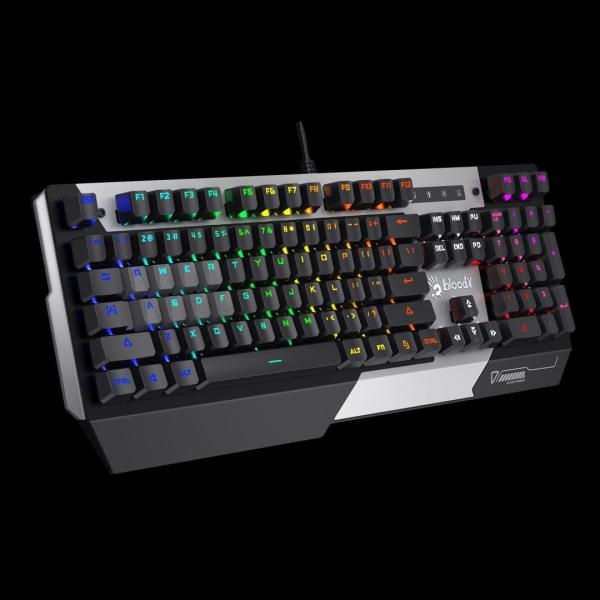 A4tech Bloody LIGHT STRIKE B865N mechanická RNBW herní klávesnice, USB, CZ3