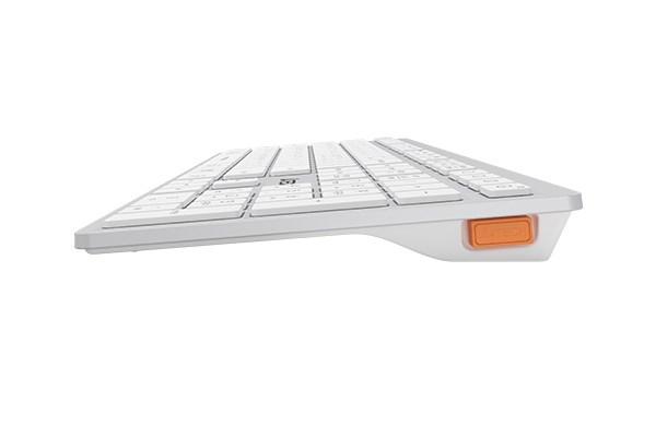 A4tech FBX50C,  bezdrátová kancelářská klávesnice,  bílá2