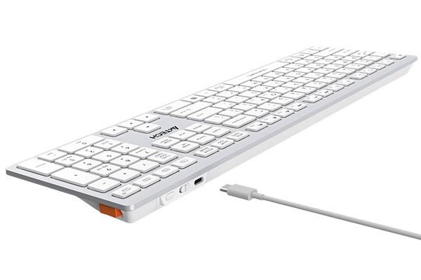 A4tech FBX50C,  bezdrátová kancelářská klávesnice,  bílá3