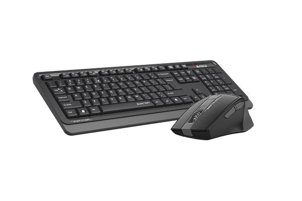 A4tech FGS1035Q,  bezdrátový kancelářský set klávesnice s myši,  šedá1