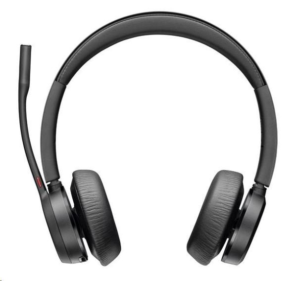 Poly Voyager 4320 MS Teams bezdrátová náhlavní souprava,  BT700 USB-A adaptér,  stereo