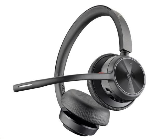 Poly Voyager 4320 MS Teams bezdrátová náhlavní souprava,  BT700 USB-A adaptér,  stereo1
