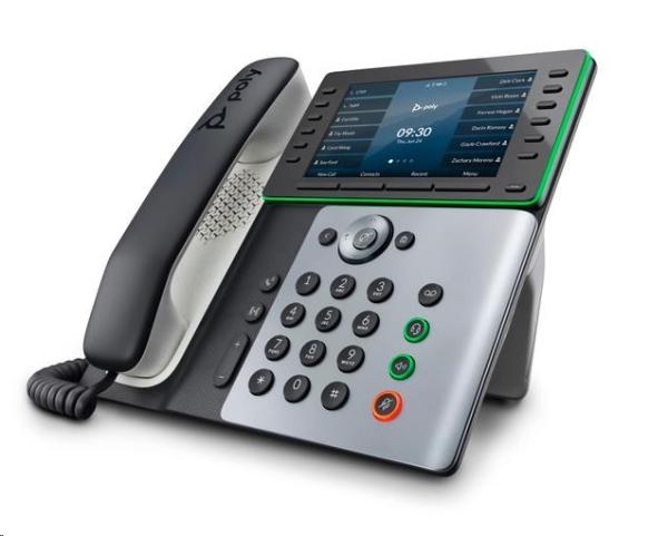 Poly Edge E500 IP Phone and PoE-enabled1