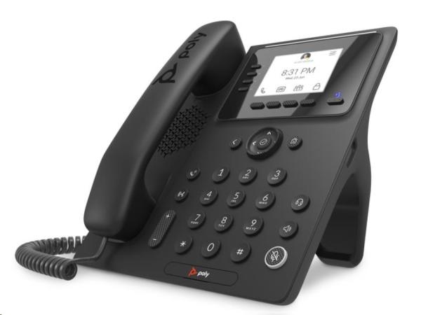 Poly CCX 350 firemní multimediální telefon,  Microsoft Teams,  PoE1