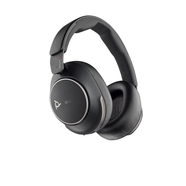Poly Voyager Surround 80 MS Teams bezdrátová náhlavní souprava,  BT700 USB-C adaptér,  USB-C/ A adaptér,  stereo