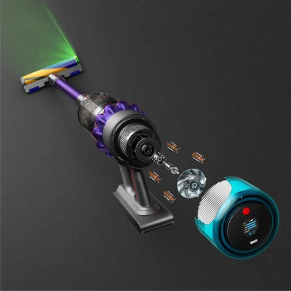 Dyson Gen5detect Absolute vysavač tyčový vysavač,  akumulátorový,  660 W,  HEPA filtr,  LED displej4