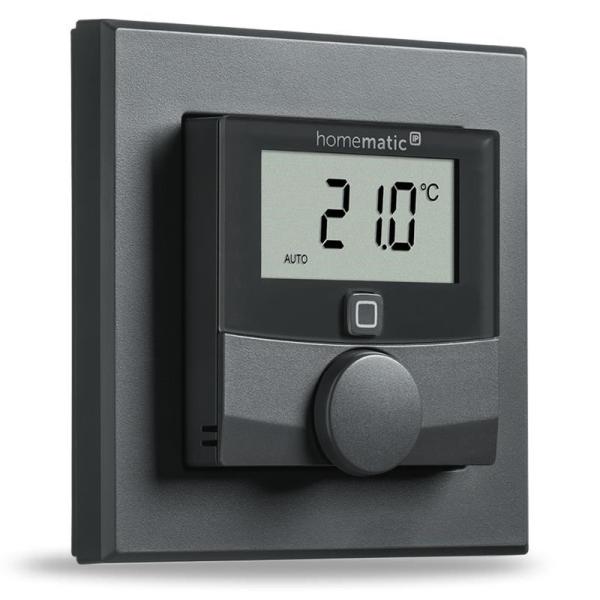 Homematic IP Nástěnný termostat se senzorem vlhkosti,  antracit1