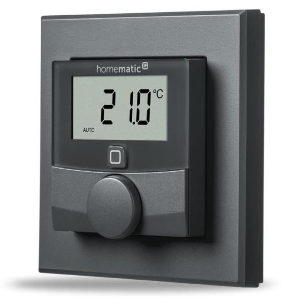 Homematic IP Nástěnný termostat se senzorem vlhkosti,  antracit2