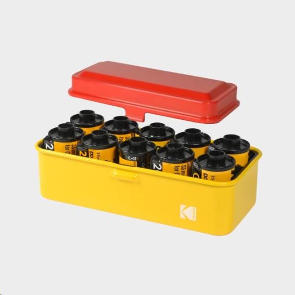 Kodak Film Case 120/ 135 (large) red/ yellow0