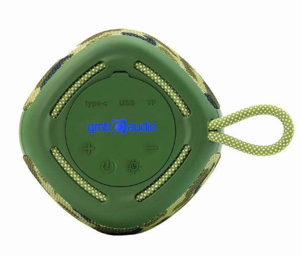 GEMBIRD Repro SPK-BT-LED-03-CM,  Bluetooth,  5W,  RGB LED podsvícení,  Camo2