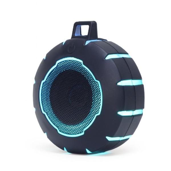 GEMBIRD Repro SPK-BTOD-01,  Outdoor,  Bluetooth,  3W,  RGB LED podsvícení,  černá3