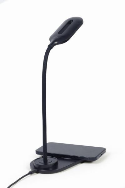 GEMBIRD Bezdrátová QI nabíječka,  10W,  s LED lampičkou,  černá3