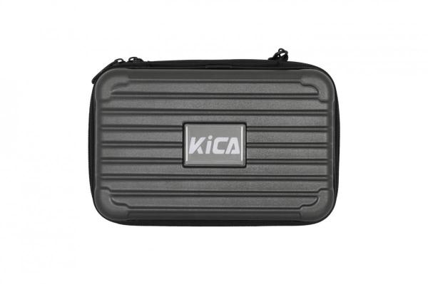 KiCA Pro masážní pistole,  dotykový displej,  3 režimy,  3 hlavice,  dvojí penetrace,  z leteckého hliníku,  šedá6