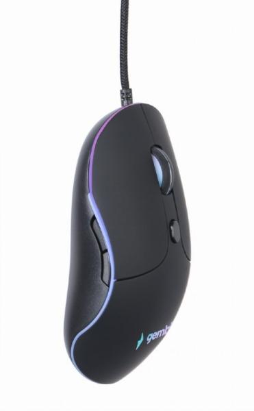 GEMBIRD myš MUS-UL-02,  podsvícená,  černá,  2400DPI,  USB2