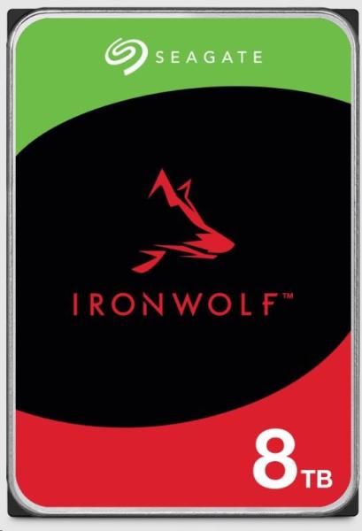 SEAGATE HDD 8TB IRONWOLF (NAS),  3.5",  SATAIII,  5400 RPM,  Cache 256MB,  CMR