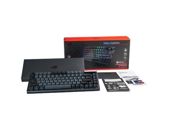 ASUS klávesnice ROG AZOTH,  mechanická,  Bluetooth,  US,  černá12