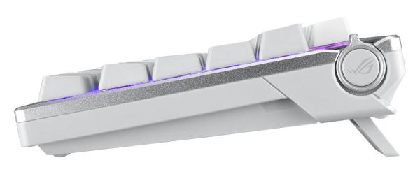 ASUS klávesnice ROG AZOTH Moonlight White,  mechanická,  Bluetooth,  US,  bílá0