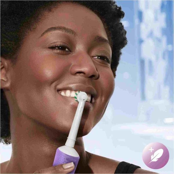 Oral-B Vitality PRO Protect X D103 Lilac Mist elektrický zubní kartáček, rotační, časovač, fialová2