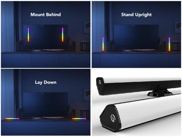 Govee SMART LED RGBIC Panel 38cm pro TV 43-75" - 2ks5