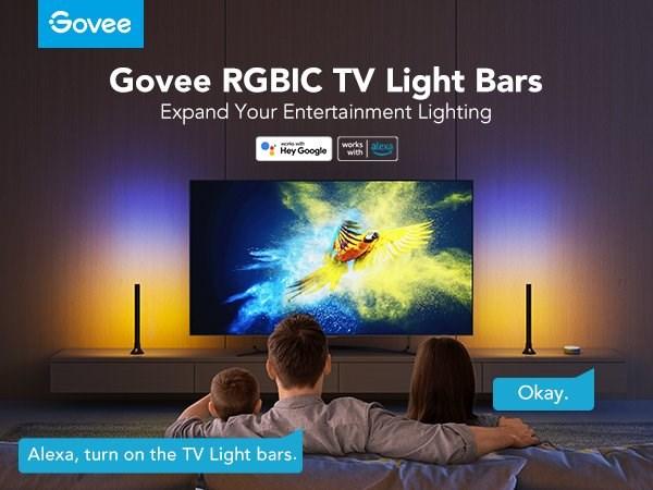 Govee SMART LED RGBIC Panel 38cm pro TV 43-75" - 2ks7