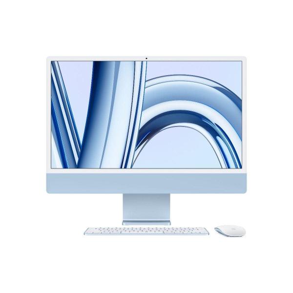 APPLE 24-inch iMac with Retina 4.5K display: M3 chip with 8-core CPU and 10-core GPU,  512GB SSD - Blue