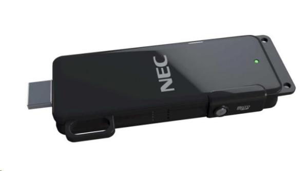 NEC MultiPresenter Stick (MP10RX),  bez napájecího adapteru 220V,  kabel USB A-Micro USB