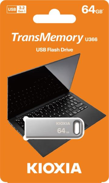 KIOXIA TransMemory Flash drive 64GB U366,  stříbrná1
