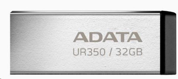 ADATA Flash Disk 32GB UR350,  USB 3.2 Dash Drive,  kov černá