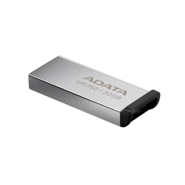 ADATA Flash Disk 32GB UR350,  USB 3.2 Dash Drive,  kov černá1