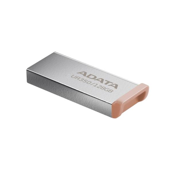 ADATA Flash Disk 128GB UR350,  USB 3.2 Dash Drive,  kov hnědá1
