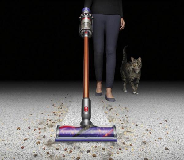 Dyson V10 Absolute 2023 akumulátorový vysavač, tyčový, cyklónový, HEPA filtr, 3 úrovně sání, LED indikátory0