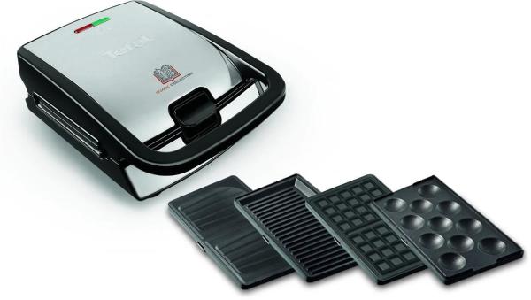 TEFAL SW854D16 Snack Collection 4v1 toustovač,  700 W,  vyměnitelné plotny,  indikátor připravenosti2