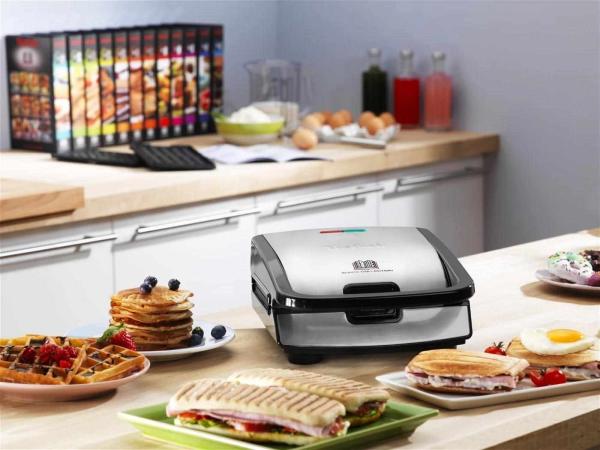 TEFAL SW854D16 Snack Collection 4v1 toustovač,  700 W,  vyměnitelné plotny,  indikátor připravenosti5