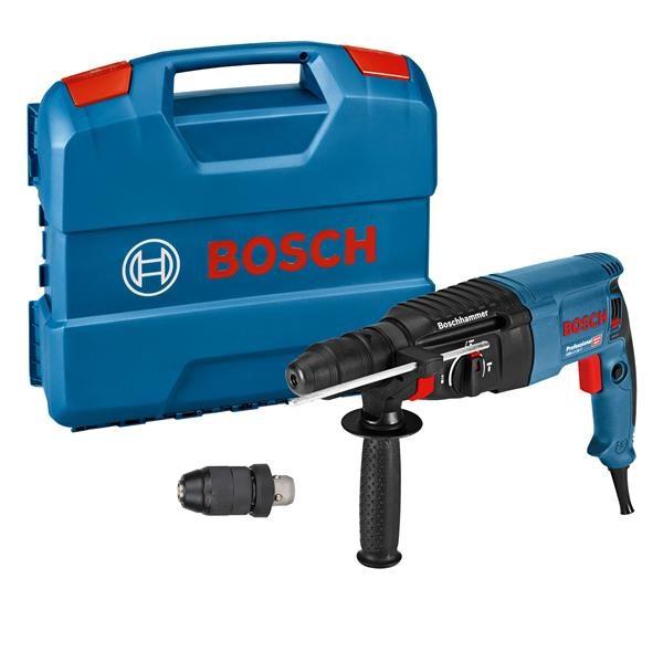 BOSCH GBH 2-26 DFR,  vrtací kladivo s SDS plus,  800 W,  příklep 3 J,  4 – 26 mm