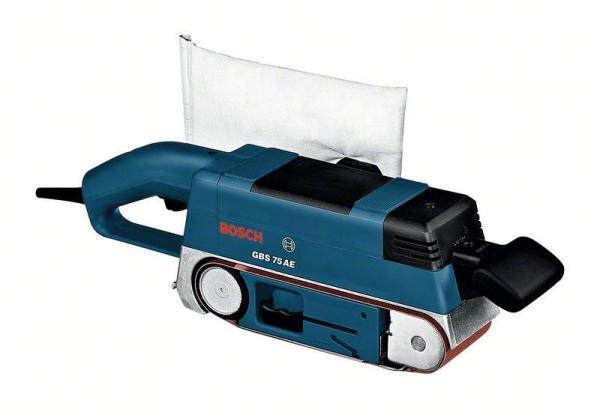 BOSCH GBS 75 AE,  pásová bruska,  750 W,  75 mm,  délka pásu 533 mm