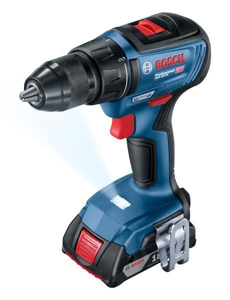 BOSCH GSR 18V-50, akumulátorový vrtací šroubovák, 0 – 460 / 0 – 1.800 ot/min, 10 mm