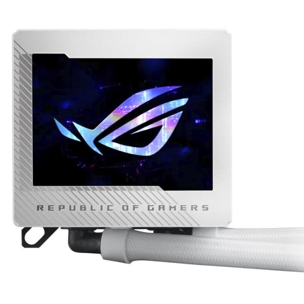 ASUS vodní chladič CPU AIO ROG RYUJIN III 240 ARGB WHITE,  2x120mm,  LGA1851,  AM51