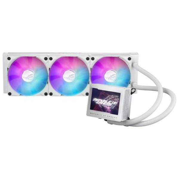 ASUS vodní chladič CPU AIO ROG RYUJIN III 360 ARGB WHITE,  3x120mm,  LGA1851,  AM5