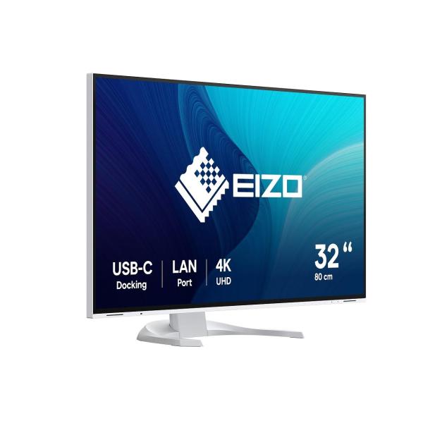 EIZO MT 31, 5" EV3240X-WH FlexScan,  IPS,  3840x2160,  350nit,  2000:1,  5ms,  USB-C,  DisplayPort,  USB,  HDMI,  KVM,  Repro,  Bílý7