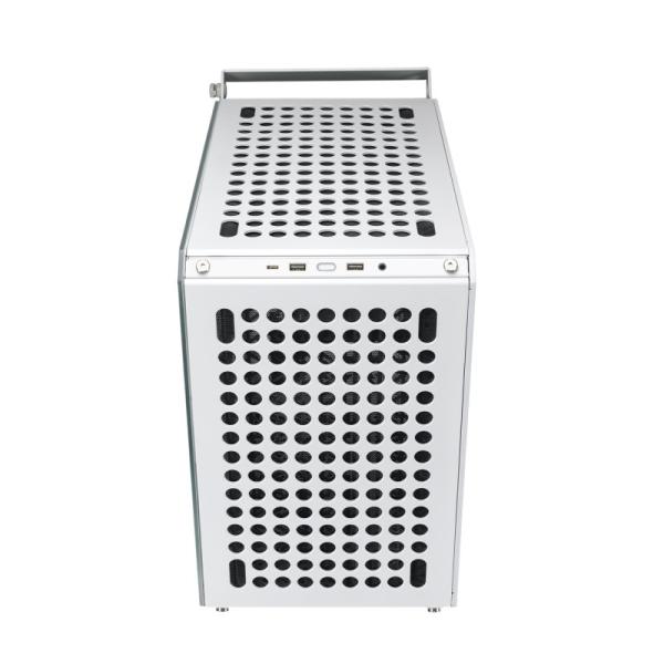 Cooler Master case Qube 500 Flatpack,  E-ATX,  Průhledná bočnice,  1x 120mm Fan,  Bílá2