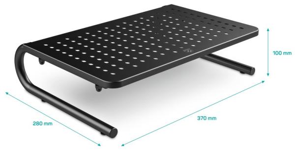 CONNECT IT Podstavec pod monitor/notebook For Health, černá1