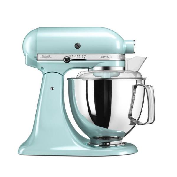 KitchenAid Artisan 5KSM175PSEIC kuchyňský robot, 10 rychlostí, planetární systém, celokovová konstrukce, ledově modrá