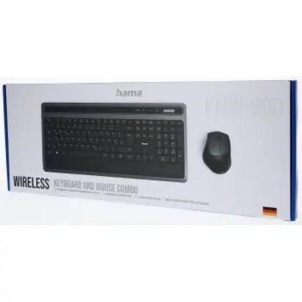 Hama set bezdrôtovej multimediálnej klávesnice a myši KMW-600,  antracitová/ čierna7