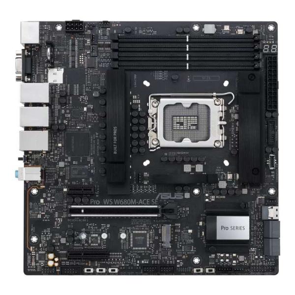 ASUS MB Sc LGA1700 PRO WS W680M-ACE SE,  Intel W680,  4xDDR5,  1xDP,  1xHDMI,  1xVGA,  1xmATX