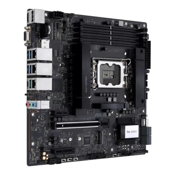 ASUS MB Sc LGA1700 PRO WS W680M-ACE SE,  Intel W680,  4xDDR5,  1xDP,  1xHDMI,  1xVGA,  1xmATX1