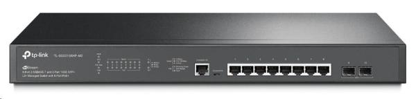 TP-Link OMADA JetStream switch SG3210XHP-M2 (8x2x5GbELAN,  2xSFP+, 8xPoE+,  240W,  2xConsole)