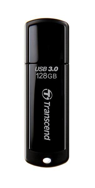 TRANSCEND Flash disk 128GB JetFlash®700,  USB 3.0 (R:90/ W:40 MB/ s) čierna