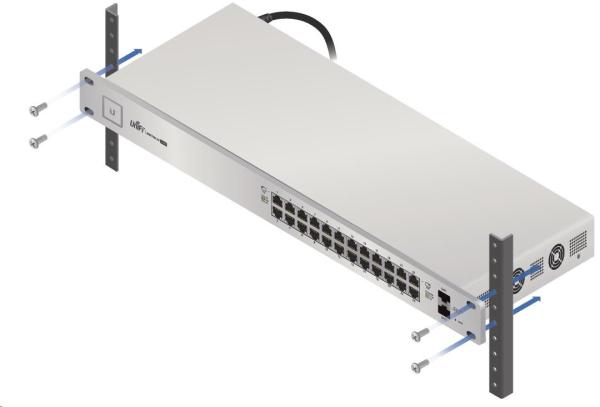 UBNT UniFi Switch US-24-250W [24xGigabit,  250W PoE+ 802.3at/ af,  pasivní PoE 24V,  2xSFP slot,  non-blocking 26Gbps]6