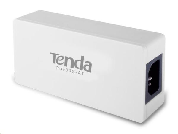 Tenda POE30G-AT Gigabit Power Injector AF/ AT 30W, 802.3af, 802.3at, 2x GLAN 10/ 100/ 1000 Mb/ s, PoE+2