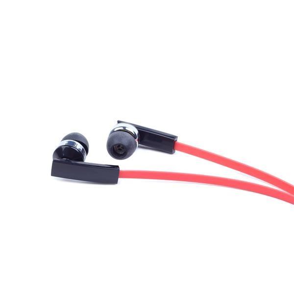 GEMBIRD sluchátka s mikrofonem MHS-EP-OPO pro MP3,  plochý kabel,  černá